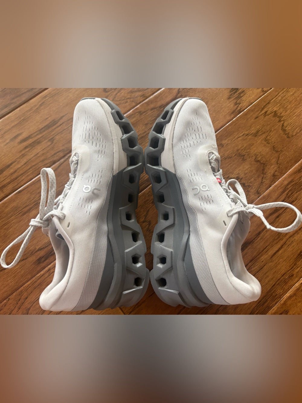 OnCloud Cloudmonster 2 frost/rock womens size 7 - Picture 6 of 11